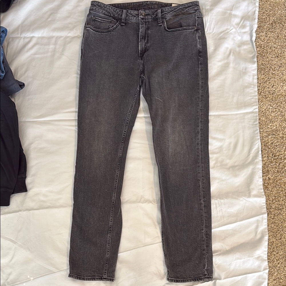 Rag & Bone Gray Straight Leg Jeans